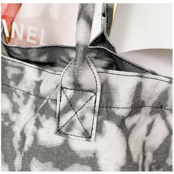 ALO Yoga Grey Tie-Dye Iconic Shopper Tote Gym Bag - Picture 3 of 4